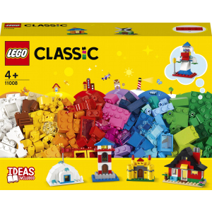 Конструктор LEGO Classic Кубики та будиночки 270 деталей (11008)