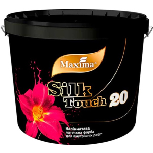 Напівматова латексна фарба "Silk Touch 20" Maxima 6 кг (4823083307837) ТОП в Полтаві