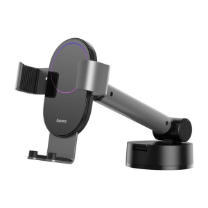 Утримувач автомобільний Baseus Simplism Gravity Car Mount Holder Silver (SUYL-JY0S) в Полтаві