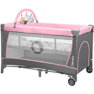 хорошая модель Манеж-кровать Lionelo Flower flamingo (LO.FL01)