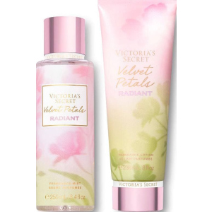 Набор спрей и лосьон для тела Victoria’s Secret Velvet Petals Radiant 250 + 236 мл (1159753561) рейтинг