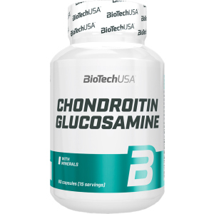 Хондропротектор Biotech Chondroitin &amp; Glucosamine 60 капсул (5999076216604) в Полтаві