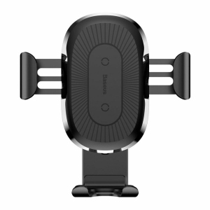 купити Бездротовий зарядний пристрій Baseus Wireless Charger Gravity Car Mount Black (WXYL-A01)