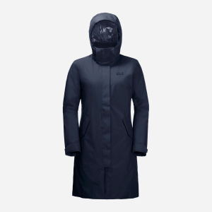 Пуховик Jack Wolfskin Cold Bay Coat W 1113031-1910 S Темно-синий (4060477915272) надежный