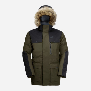 Парку Jack Wolfskin Glacier Bay Parka M 1113321-4144 XL Сіро-зелена (4060477915708) в Полтаві