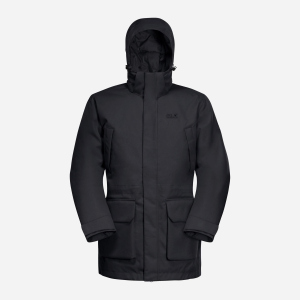 Парка Jack Wolfskin Fierce Wind Parka M 1114381-6000 S Черная (4060477918143) в Полтаве