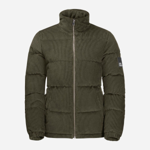 хорошая модель Пуховик Jack Wolfskin Nature Corduroy Jacket W 1206171-4144 L Серо-зеленый (4060477926155)