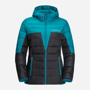 Пуховик Jack Wolfskin Dna Tundra Hoody W 1206641-1221 S Темно-голубой (4060477930213) рейтинг