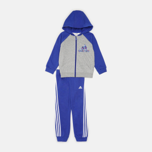 Спортивний костюм дитячий Adidas I Bos Logo Fz J H28829 98 см Mgreyh/Boblue (4064054926248) краща модель в Полтаві