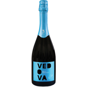 купити Вино ігристе Vedova Brut Spumante Bianco Cuve біле брют 0.75 л 11% (8020502026034)