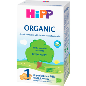 Упаковка органической детской сухой молочной смеси HiPP Organic 1 начальная 5 пачек по 300 г (9062300433637)(9062300439226) ТОП в Полтаве