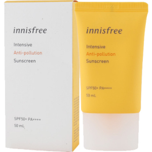 Зволожуючий сонцезахисний крем innisfree Intensive Anti-Pollution Sunscreen SPF50+ PA+ 50 мл (8809612857888) краща модель в Полтаві