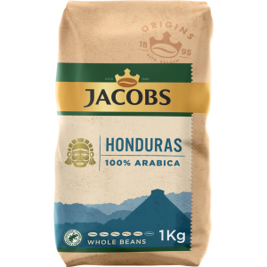 Кофе в зернах Jacobs Origins Honduras 100% Арабика 1 кг (8711000676127)