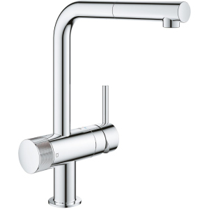 Смеситель кухонный с подключением к фильтру GROHE Blue Pure Minta 31721000 ТОП в Полтаве