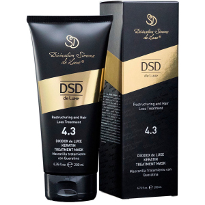 Восстанавливающая маска с кератином DSD de Luxe 4.3 Keratin Treatment Mask для улучшения структуры волос и стимуляции их роста 200 мл (8437011863096) ТОП в Полтаве