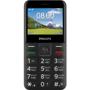 Мобильный телефон Philips E207 Xenium Black в Полтаве