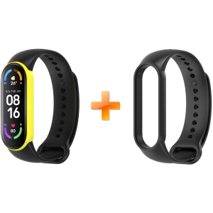 Xiaomi Mi Band 6 MiJobs Dual Color Black/Yellow (MJ6-DSS009BY) ТОП в Полтаве