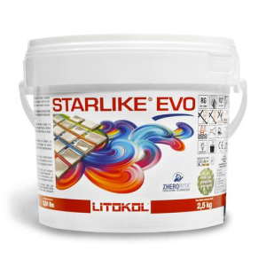 Клей-затирка Litokol STARLIKE EVO 210/2.5кг Сіро-бежевий в Полтаві