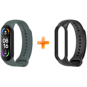 Xiaomi Mi Band 6 MiJobs Dual Color Crow Green/Black (MJ6-DSS019CGB) в Полтаві