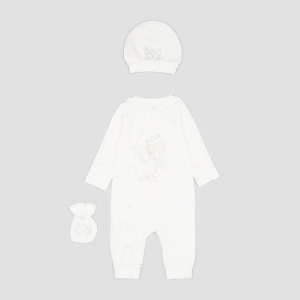 Комплект (чоловічок + шапка + мішечок) Фламінго 113-204 56 см Молочний (4829960126652) в Полтаві