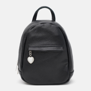 Жіноча сумка-рюкзак шкіряна Borsacomoda 835023 Чорна краща модель в Полтаві