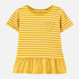 Футболка Carters 3K357210 122 см 984 S Stripe (194135059115) надійний