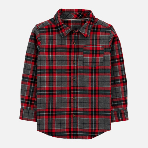 Сорочка Carters 3J216610 122 см 981 PL Plaid (194133515095) краща модель в Полтаві