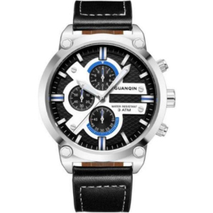 Чоловічий годинник Guanqin Silver-Black-Black GS19088 CL (GS19088SBB) ТОП в Полтаві