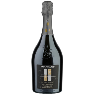 Вино ігристе Le Manzane Conegliano Valdobbiadene Prosecco Superiore Docg Brut біле, брют 0.75 л 11.5% (8033040890029) краща модель в Полтаві