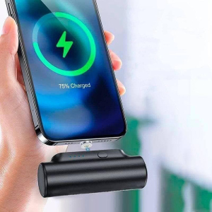 УМБ міні портативний Magnet Power Bank 3000mAh 18W Fast Charge black краща модель в Полтаві