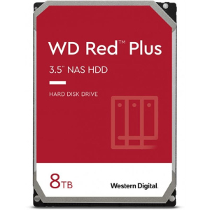 Жорсткий диск Western Digital 8TB Red NASPlus 7200rpm 256MB (WD80EFBX) 3.5 SATA III краща модель в Полтаві