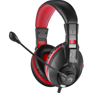 Навушники Marvo H8321S Black-Red (H8321S.MRV) ТОП в Полтаві