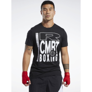 Футболка Reebok Combat Boxing Tee FJ5333 S Black (4062054547807) ТОП в Полтаве