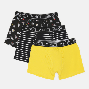 Трусики-шорти Minoti 7B BRIEF 3 35098JNR 104-110 см 3 шт Чорні (5059030615727) краща модель в Полтаві