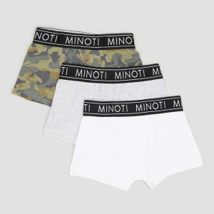 купити Трусики-шорти Minoti 7B BRIEF 4 35101TEN 140-146 см 3 шт Мілітарі (5059030615888)