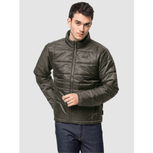 Пуховик синтетический Jack Wolfskin Argon Jacket M 1204883-5066 M Серо-оливковый (4060477922768) лучшая модель в Полтаве