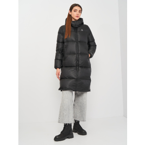 Пуховик Calvin Klein Jeans Mw Down Shiny Long Puffer J20J216887-BEH S Black (8719854543435) лучшая модель в Полтаве