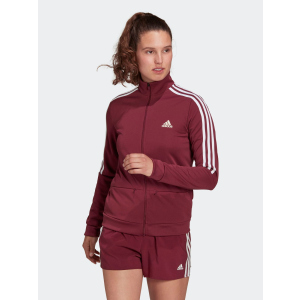 Спортивна кофта Adidas W Sereno Tj GS6258 Viccri/White (4064055390642) краща модель в Полтаві