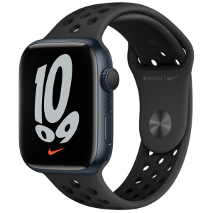 Смарт-годинник Apple Watch Series 7 Nike GPS 45mm Мідний світлий Case with Anthracite/Black Nike Sport Band (MKNC3UL/A) в Полтаві