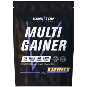 Гейнер Vansiton Multigainer 900 г Vanilla (4820106591174) ТОП в Полтаве