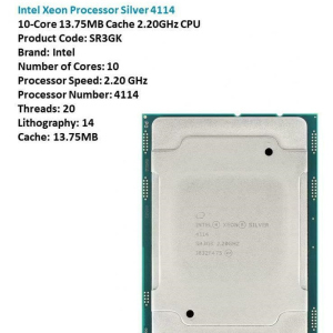 Процесор Intel Xeon 4114 Silver 10 ядер 2.20GHz 13.75 МБ Cache (876711-001 )