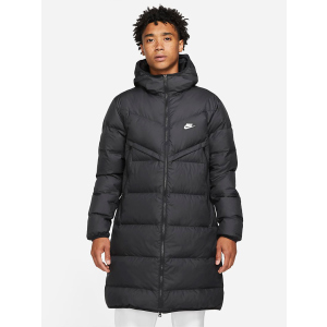 хороша модель Пуховик Nike M NSW Sf Windrunner Parka DD6788-010 XL Чорний (195239057816)