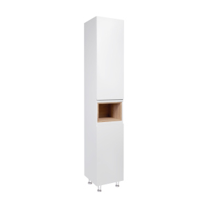 Пенал підлоговий Qtap Robin 350х1950х316 White/Whitish oak QT1376PN1651RWWO краща модель в Полтаві