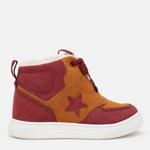 Черевики шкіряні VUVU KIDS Burgundy yellow 102 22 (6) (5.5) Жовтий/Бордовий (8380000310222)