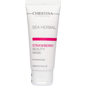 Клубничная маска красоты Christina Sea Herbal Beauty Mask Strawberry 60 мл (7290100360569) ТОП в Полтаве