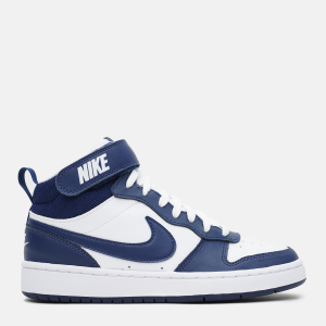 Кеди дитячі Nike Court Borough Mid 2 (Gs) CD7782-107 38 (5.5Y) 24 см Білі з синім (194953181302) в Полтаві