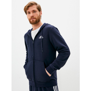 Толстовка Adidas M Bl Ft Fz GK9045 L Legink/White (4064045214613) краща модель в Полтаві