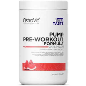 Предтренувальний комплекс OstroVit Pump Pre-Workout Formula New Formula 500 г Кавун (5902232611977) надійний