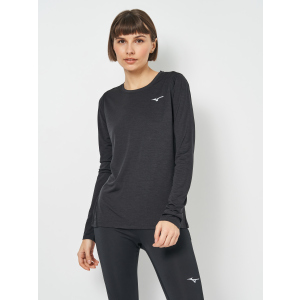 Спортивный лонгслив Mizuno Impulse Core LS Tee J2GA772209 L Черный (5054698297667) ТОП в Полтаве