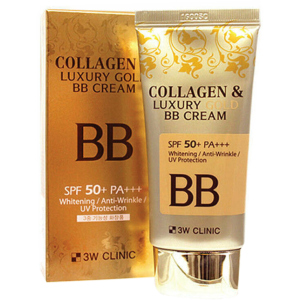 ВВ-крем для лица 3W Clinic Collagen & Luxury Gold BB Cream SPF50+/PA+++ 50 мл (8809331318875) в Полтаве